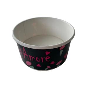 Quality 5 Oz PE Lined Ice Cream Paper Tubs Personalized One - Time wholesale