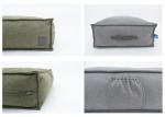 Calming Small Washable Dog Bed Covers Double Sided Sea Rock 27.1 Inch