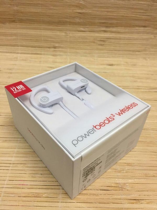 NEW! Beats By Dr. Dre Powerbeats3 Wireless Bluetooth Stereo Earset Earbud white made in china grgheadests.com