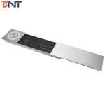 Wireless phone charger conference room aluminum alloy sliding desktop mounted
