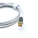 White Fast Charging Male USB A To C Cable USB C Cable