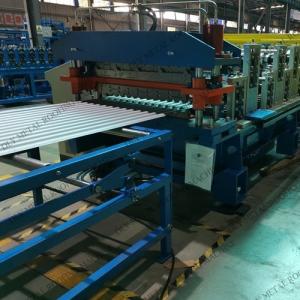 Quality Hydraulic Plc Control Metal Roofing Machine , Metal Wall Panel Machine wholesale
