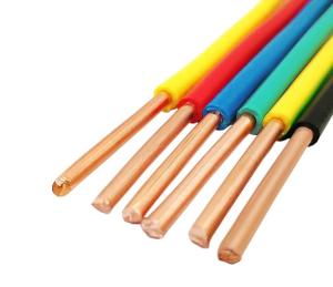 Quality 1.5mm 2.5mm 4mm 6mm 10mm Single Copper Core PVC Insulated House Wiring Electrical Cable and Wire wholesale