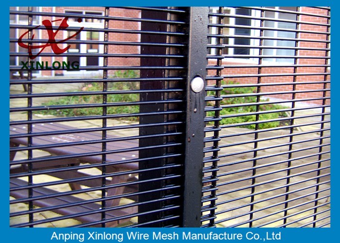 Anti - Climbing Galvanized 358 High Security Fence Convenient Installation for Airport