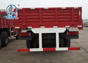 Quality Red Color 10tires HW76 SINOTRUK HOWO Heavy Cargo Trucks Euro 2 LHD 6X4 336HP For Transport wholesale