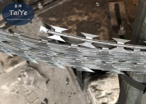 Quality Concertina Razor Barbed Wire Security Wire Fence With Clips Fence For Nigeria wholesale