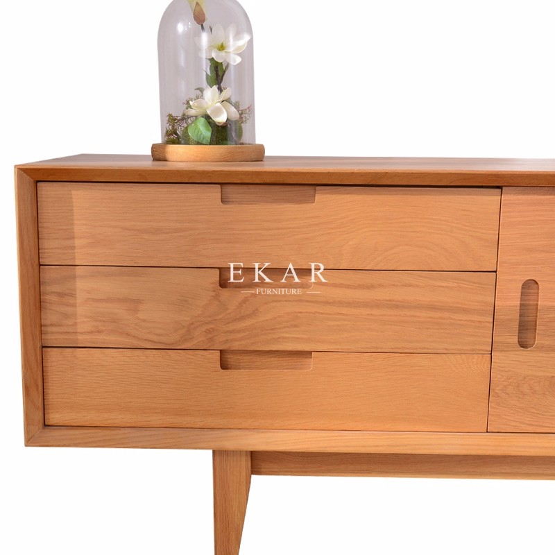 New Model Oak Burlywood Modern Wooden Tv Furniture Tv Stand Pictures FL-B005-B