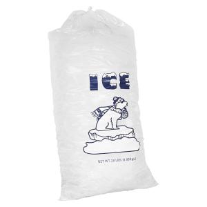 Quality Disposable 12X 22 inch 1.6mil Plastic Ice Bags Gravnre Printing wholesale