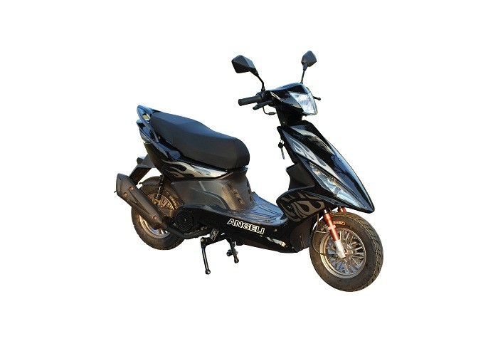 Alloy Wheel Gas Moped Bike Iron Muffler Front Disc Rear Drum Brake Long Lifetime