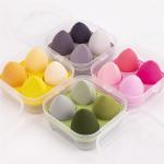 OEM 4PCS Makeup Sponge Set Multi Colored Beauty Blender Sponge