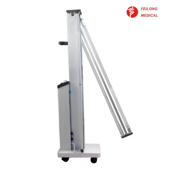 Cheap 360 Degree Adjustable UV Sterilizer Car , Mobile UV Disinfection Lamp Cart for sale
