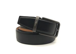 Quality Classic Black 1-3/8 Inch Mens Leather Dress Belt wholesale
