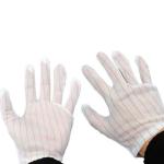 Electronic Assembly Dust free 100% Polyester ESD PPE Gloves