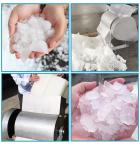 100kg/Min Ice Crusher Machine Hotel Garage Commercial