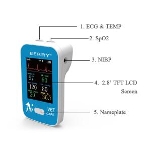Quality Veterinary Monitor AM6200 145*85*37mm ≤20W Power Consumption wholesale