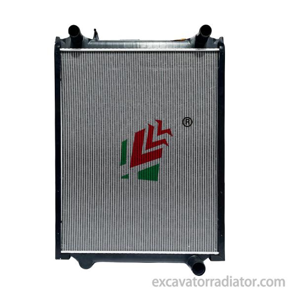 Guangzhou ISUZU Mixer Truck Radiator Water Tank Cooling Assembly Concrete Mixing