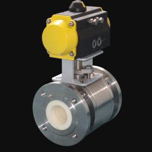 Quality Air Actuated Ceramic Lined Ball Valves Quarter Turn Actuator wholesale