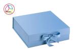 Luxury Fancy Paper Gift Box / Decorative Present Boxes Cube Shape