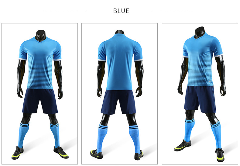 Men Football Soccer Uniform Kit Custom Sublimation Sports Accept Customized Logo Sportswear for Unisex Half Sleeves
