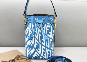 Quality 3D Effect Blue Bucket Bag , Psychedelic Crossbody Bucket Bag wholesale