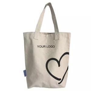 Quality 14oz Organic Cotton Canvas Tote Bag 12 Colors Printing wholesale