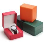 Custom Logo Printed PU Leather Watch Box Eco Friendly Made From Recycled