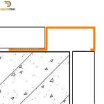Box Shape Stair Nosing Tile Trim For Stair Edge Protection Decoration