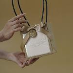 Custom Logo Print Wholesale Grocery White Brown Kraft Paper Gift Bag Cute Craft