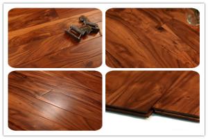 Quality UV finished acacia golden walnut hardwood flooring wholesale
