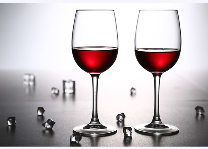 750ml Long Stem Wine Glasses , Crystal Stem Wine Glasses OEM Service