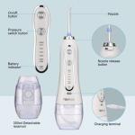 OEM Battery Operated Water Flosser Teeth Cleaning With Gravity Ball