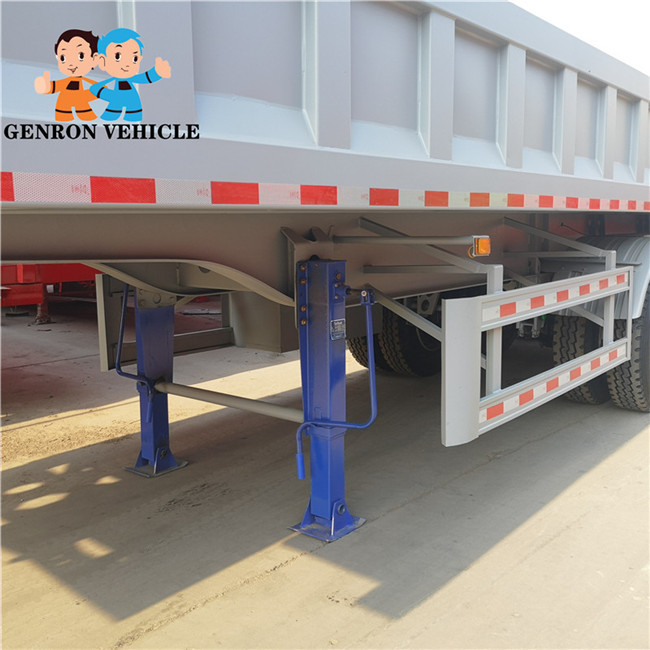 China Factory Trailer Jost 24t 28t 30t Landing Leg/Gear with Wheels Export to Ukraine Indonesia