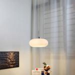 Bauhaus Pendant Light Retro Dining Room Hanging Light Cream Custard Tart Light