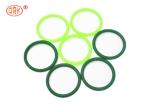 AS568 Standard Silicone O Rings Clear And Green FDA Grade / Silicon Rubber Rings