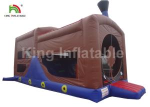 Children Inflatable Jumping Castle , 0.55mm PVC Commercial Inflatable Trampolines