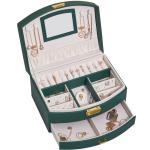 Luxury Jewelry Display Box PU Leather Jewellery Box For Ring / Necklace Storage