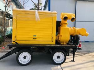 Quality Anti Flood Anti Drought Diesel Motor Water Pump Mobile Trailer Mounted wholesale