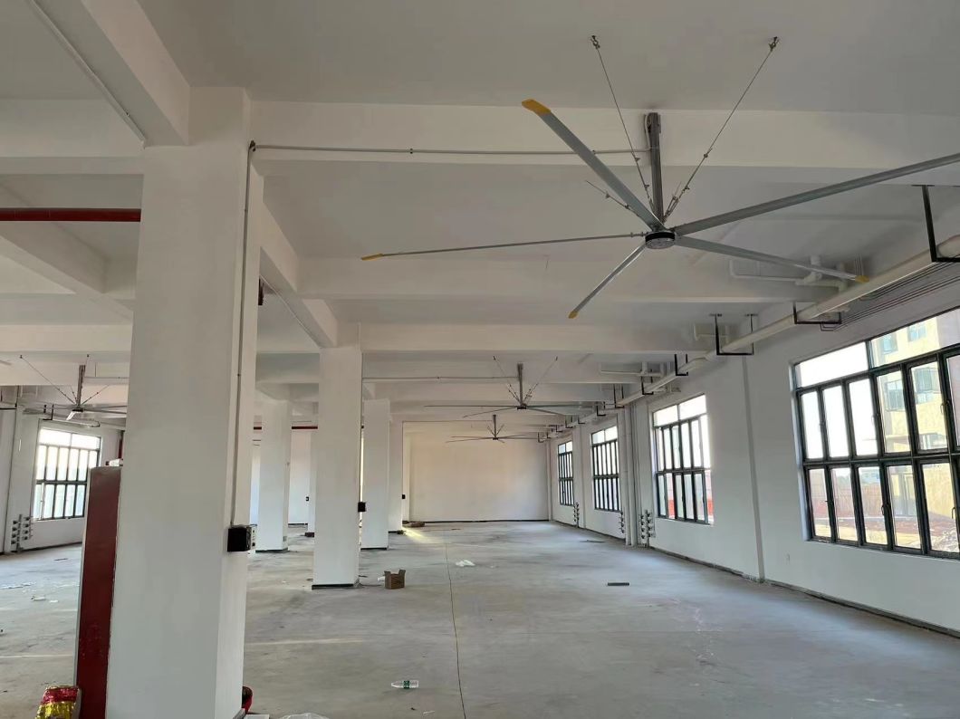 3m (10FT) Hvls Industrial Indoorr Exhaust Ceiling Fan with Pmsm Motor