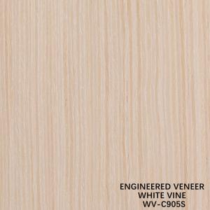 Quality Reconstituted Decorative Engineered Wood Sheets Veneer White Vine 905S 0.5mm wholesale