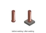 Colour Groove Stainless Steel Weld Studs For Short Cycle Stud Welding DIN EN ISO