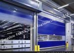 High Speed Industrial Garage Doors Lift Up Roller Shutter Door With Pedestrian