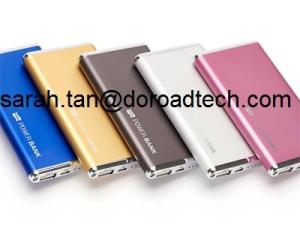 Quality Power Bank 6800mah Ultra Thin Metal External USB Battery Charger for Smart Phone wholesale