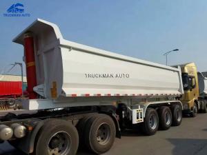 Quality U Shape 50000kg Semi Tipper Trailer With HYVA Lifting System wholesale