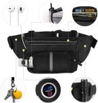 Polyester Waterproof Bum Jogging Belt Bag Running Belt With Bottle Holder