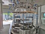 1 Ton Double Cylinder Vacuum Emulsifier Mixer Machine Hydraulic Lift