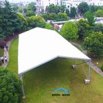 15x20 Clear Span Temporary Tent Buildings Waterproof For Uneven Ground