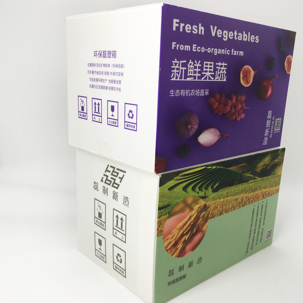 OEM Corrugated Plastic Storage Boxes Agricultural Product Farm Storage Heavy Duty
