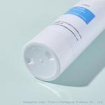 White Cylinder 8.45oz 250ml Plastic Lotion Spray Bottle