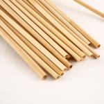 Disposable Natural Reed Drinking Straws 18cm compostable boba straws