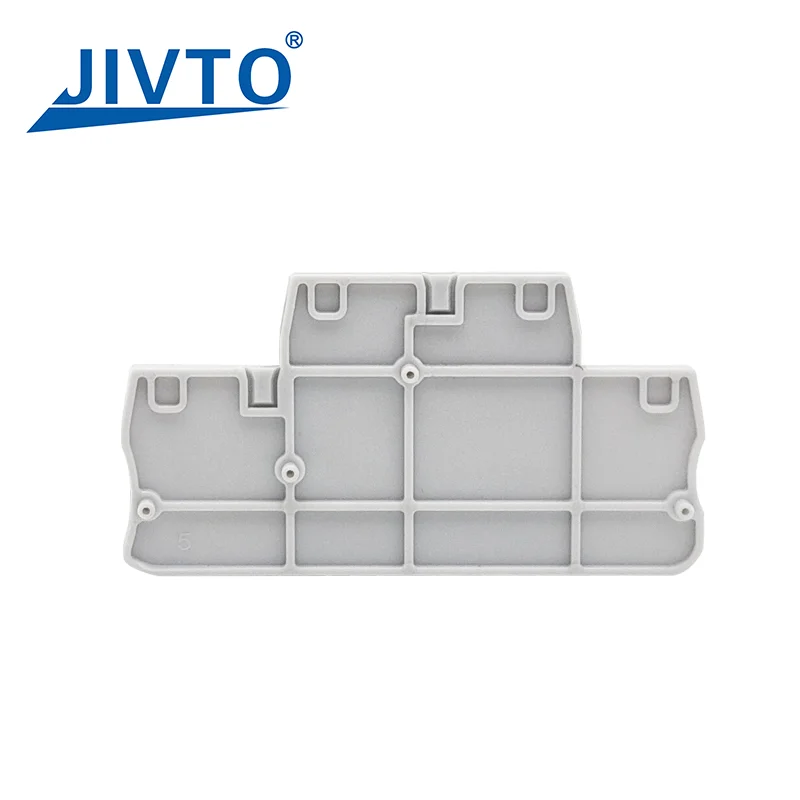 D-PTTB 1.5/S End Cover PTTB1.5/S Double Level Connector Din Terminal Block Accessories 1.5mm Plastic Barrier End Plate